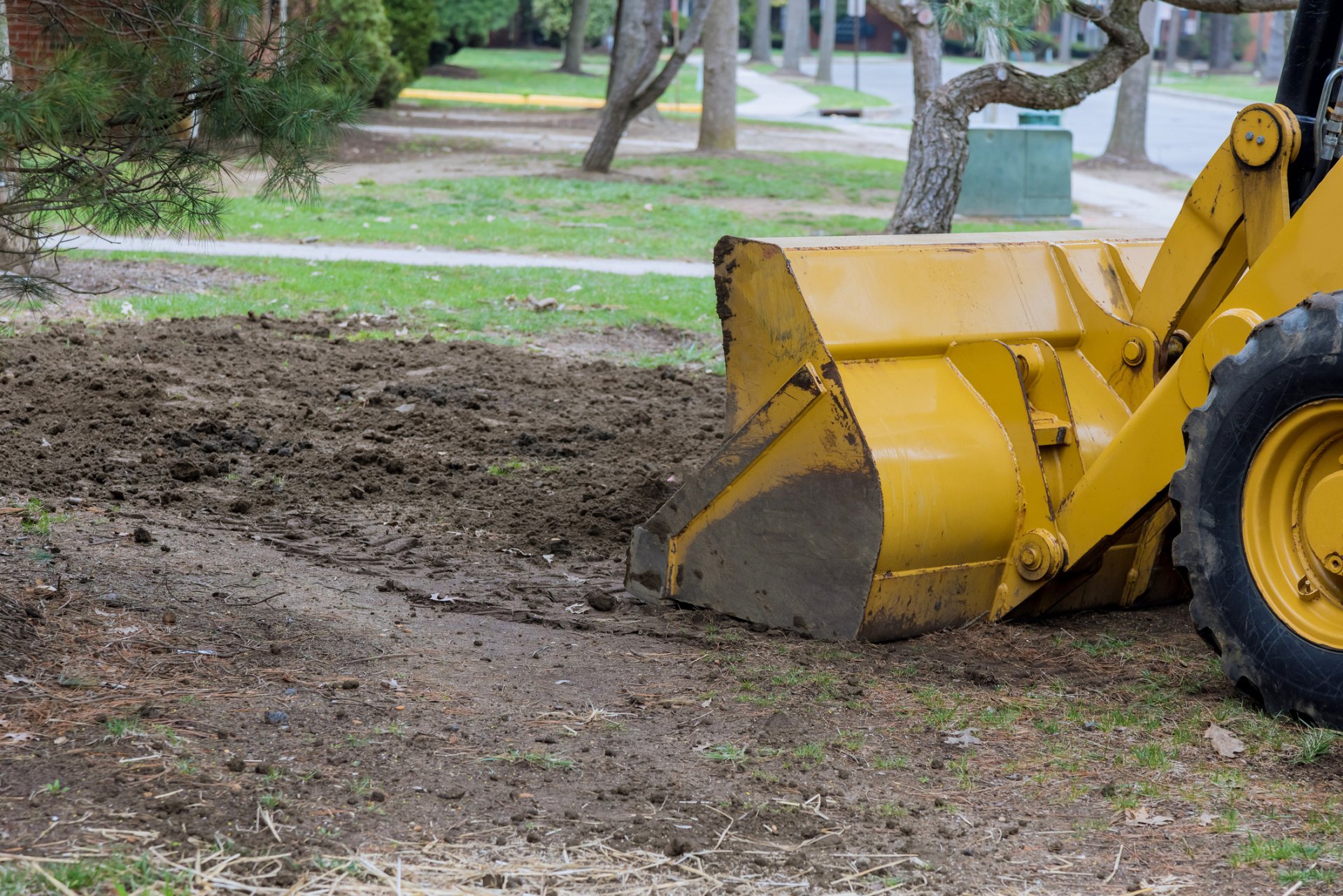 Regrading Of the Site